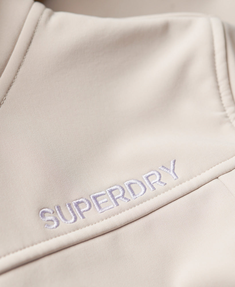 Hooded Soft Shell Trekker Jacket - Chateau Grey - Superdry Singapore