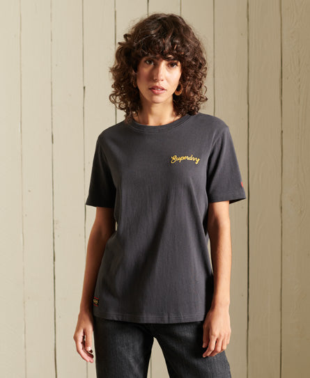 Organic Cotton CNY Graphic T-Shirt - Washed Black