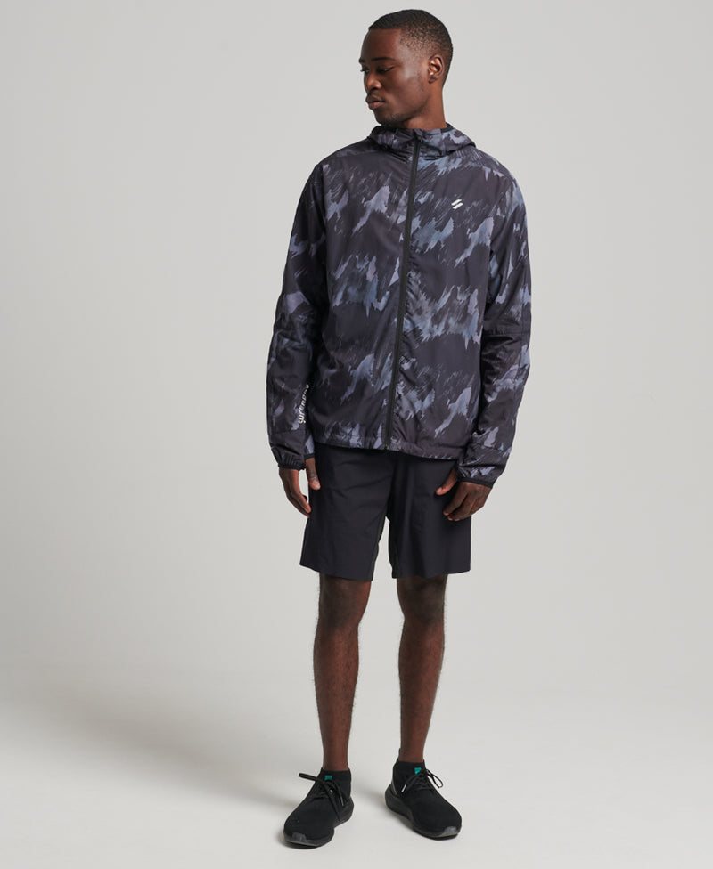 Adidas camo running online jacket