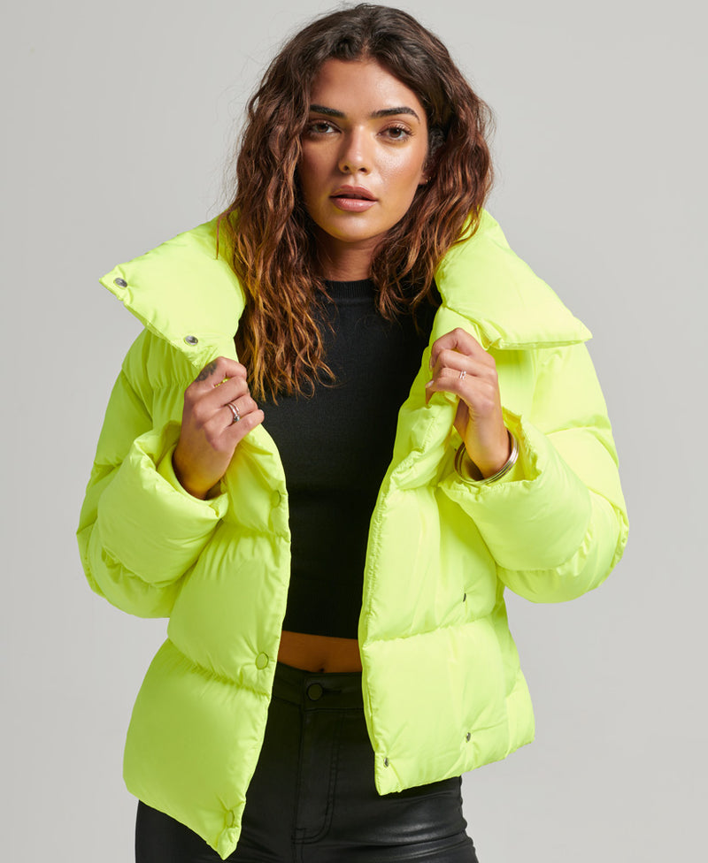 Lime hot sale puffer jacket