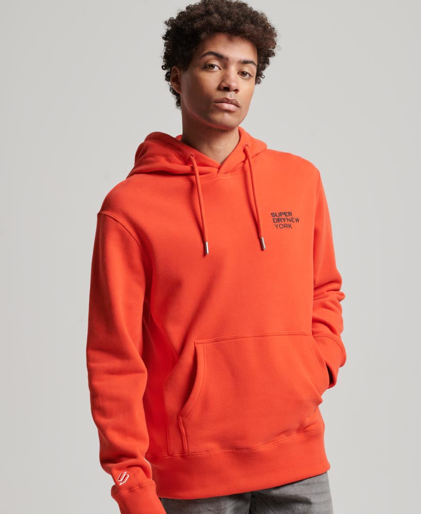 Luxury Sport Loose Hoodie Sunset Red