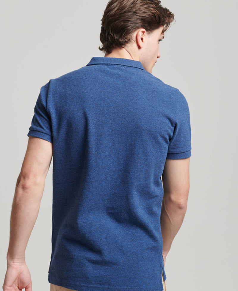 superdry blue polo