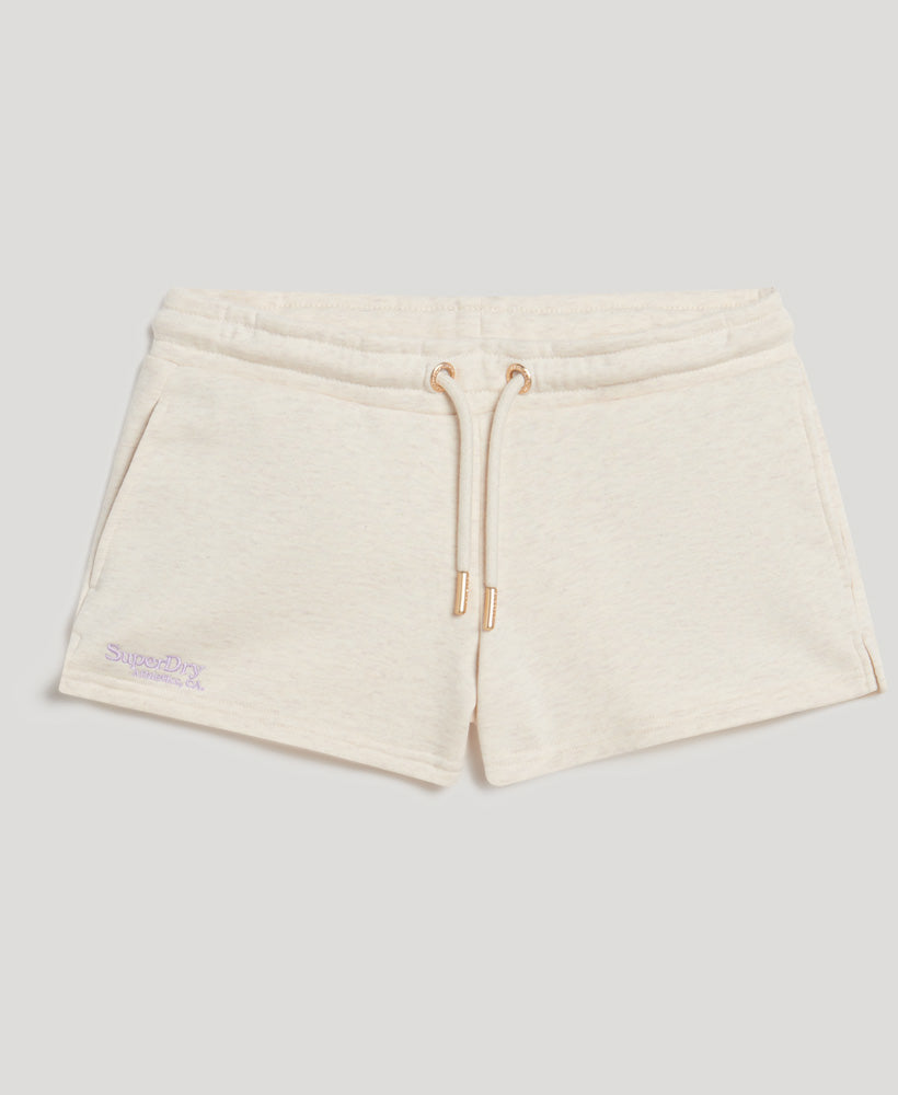Essential Logo Shorts Light Oat Marl