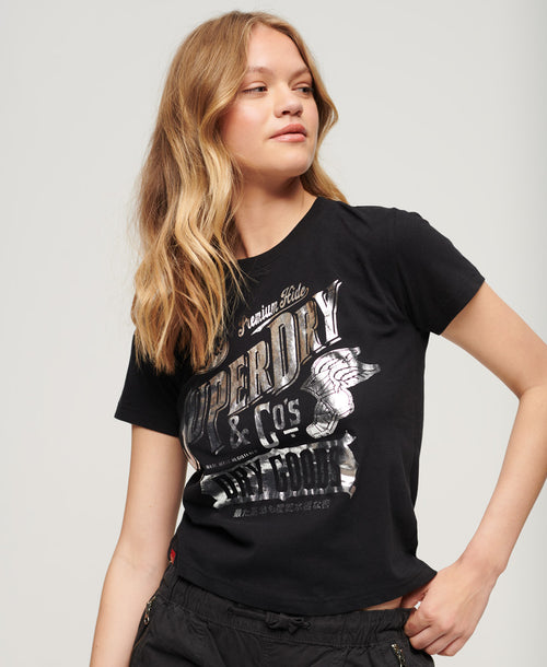 Vintage Logo Athletic T-Shirt - Grey Fleck Marl - Superdry - Women Tops –  Superdry Singapore