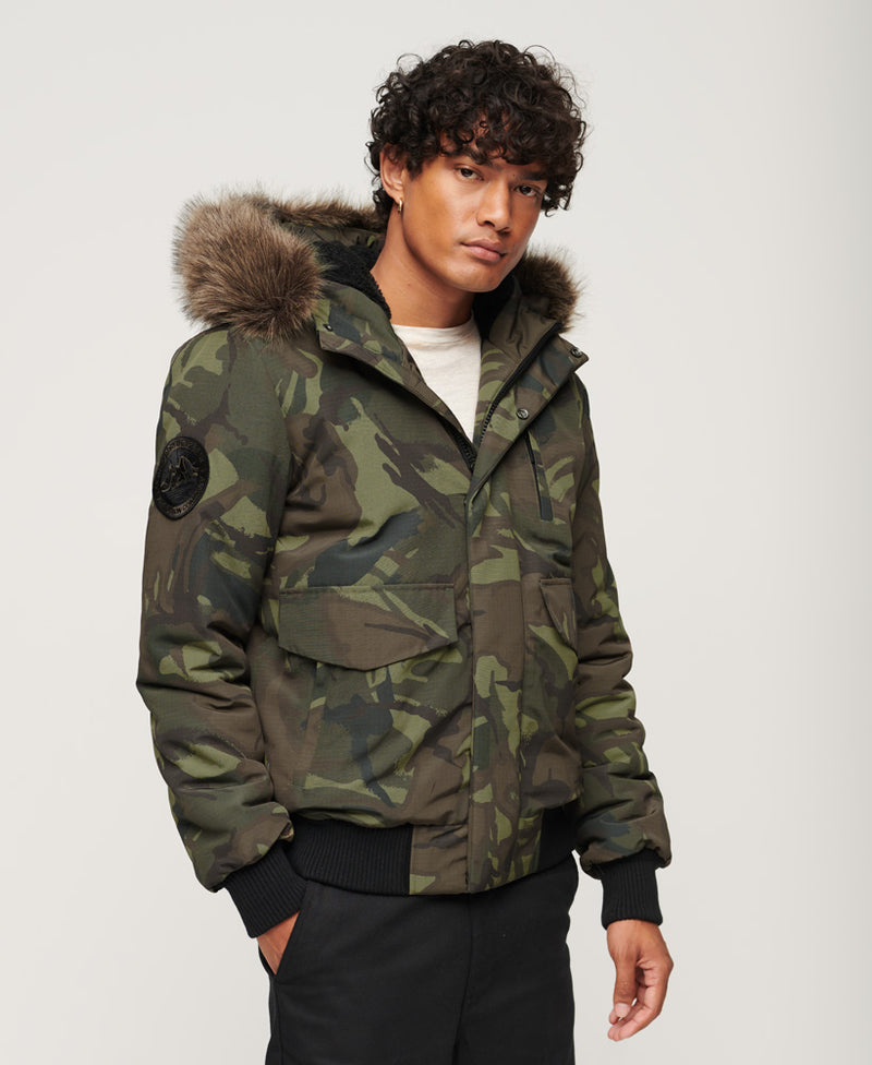 Superdry on sale coat camo