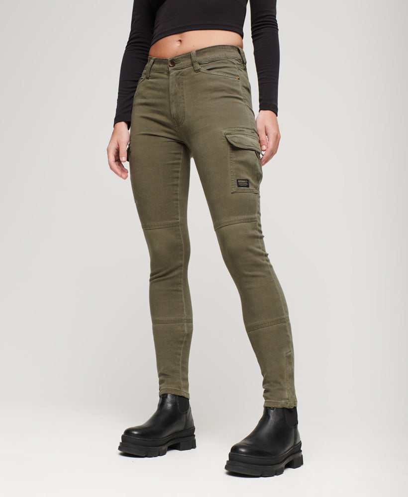 Cargo Pants - Dark khaki green - Ladies