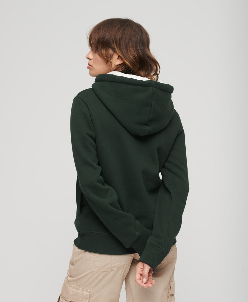 Luxe Metallic Logo Hoodie - Superdry Singapore